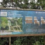 Benang Kelambu Waterfall, board informations